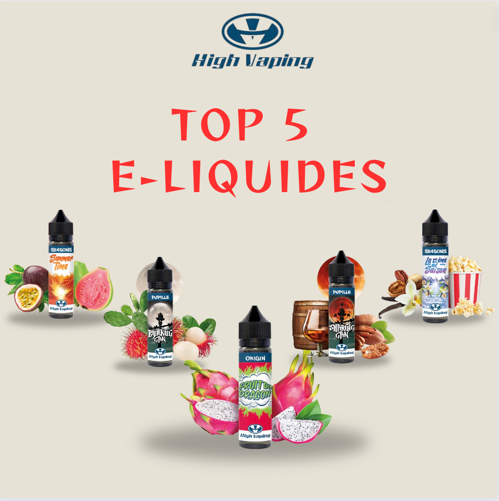 Top 5 des e-liquides pour une expérience unique