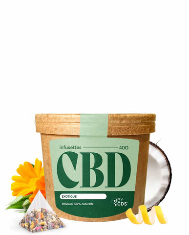 INFUSETTES ROOIBOS EXOTIQUE AU CBD | BYCDS®