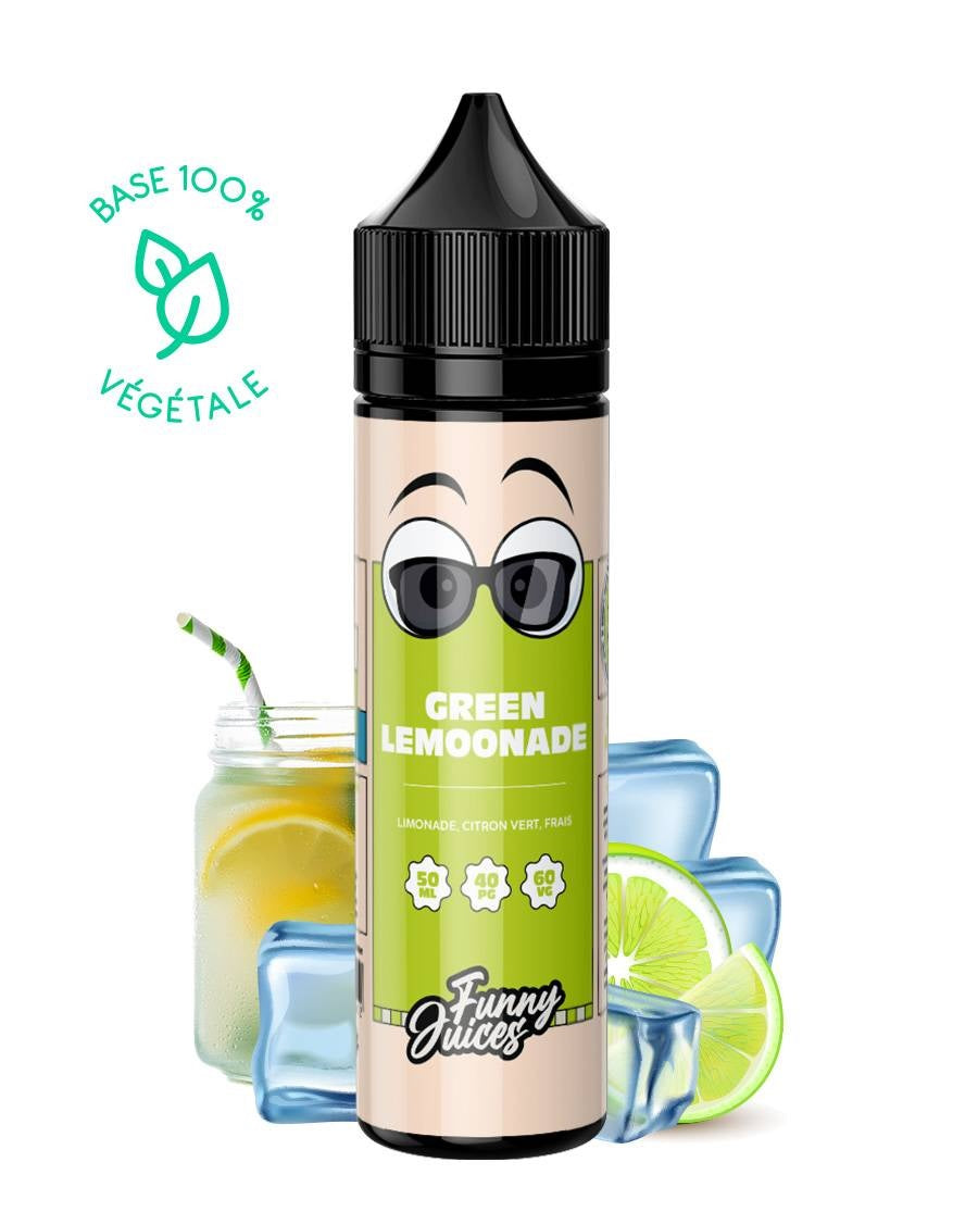 green lemoonade 50ml funny juice high vaping