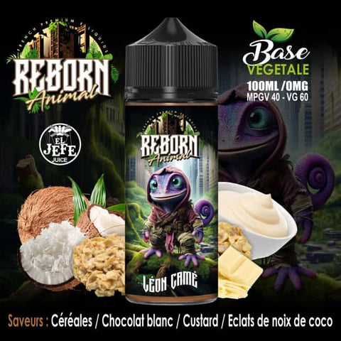 LÉON CAMÉ – REBORN®   100ml | EL JEFE JUICE