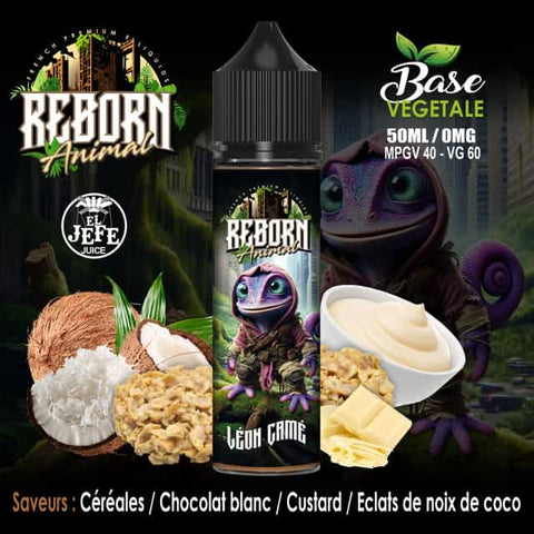 LÉON CAMÉ – REBORN®   50ml | EL JEFE JUICE