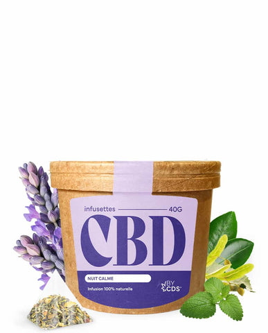INFUSETTES NUIT CALME AU CBD | BYCDS®