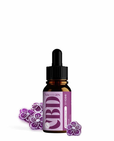 HUILE CBD + MÉLATONINE BONBON VIOLETTE – DOUCE NUIT – BY CDS® FULL SPECTRUM