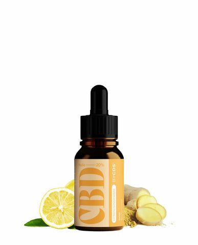 HUILE CBD CITRON/GINGEMBRE – GAIETÉ – BY CDS® FULL SPECTRUM