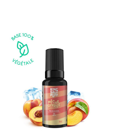 PECHE GIVREE 10ml - King Salt Puff