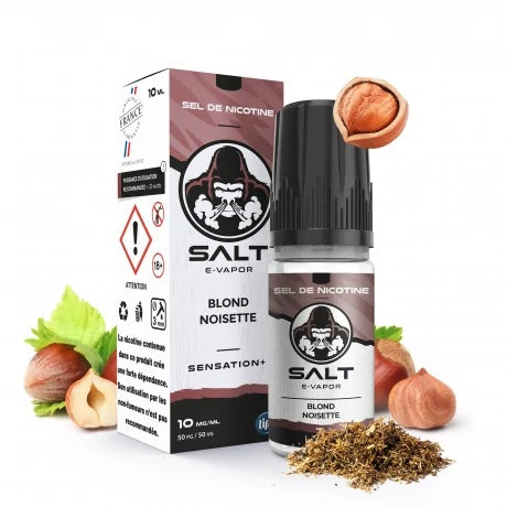 blond noisette 10ml salt e-vapor high vaping