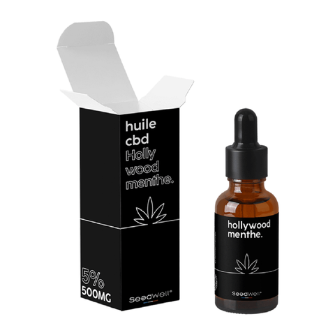 Huile de CBD10ml – SeedWell® Hollywood Menthe