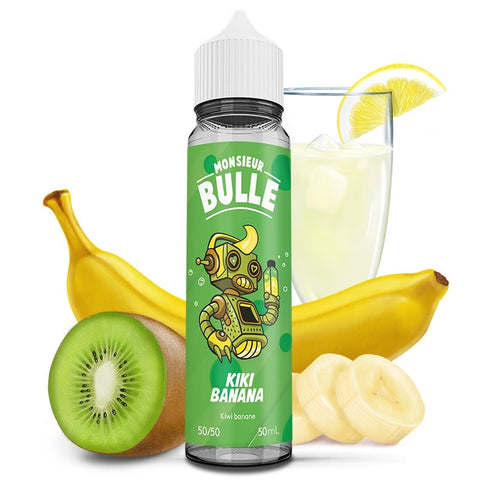 kiki banana monsieur bulle 50ml liquideo high vaping