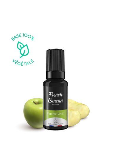 pomme verte 10ml french cancan high vaping