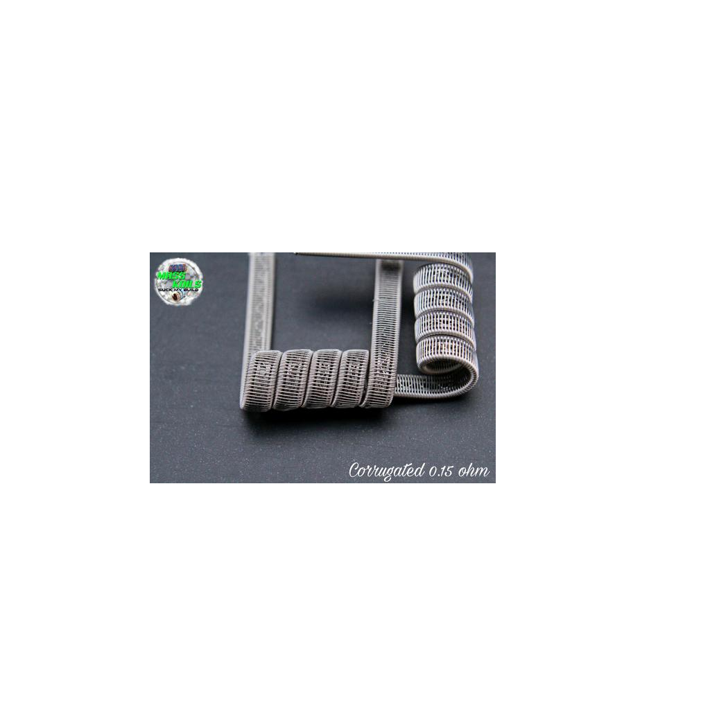 Staggered Corrugated Mass Koils High Vaping