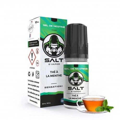 thé à la menthe 10ml salt e-vapor high vaping