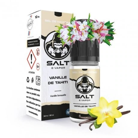 vanille de tahiti 10ml salt e-vapor high vaping