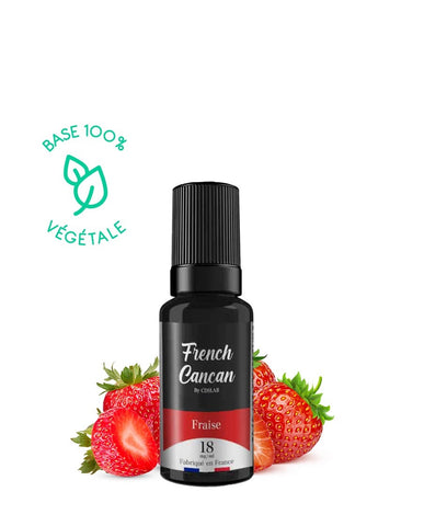 fraise 10ml french cancan high vaping