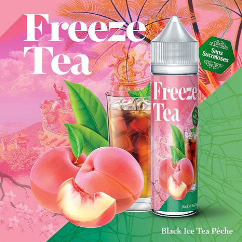 freeze tea black ice tea pèche high vaping